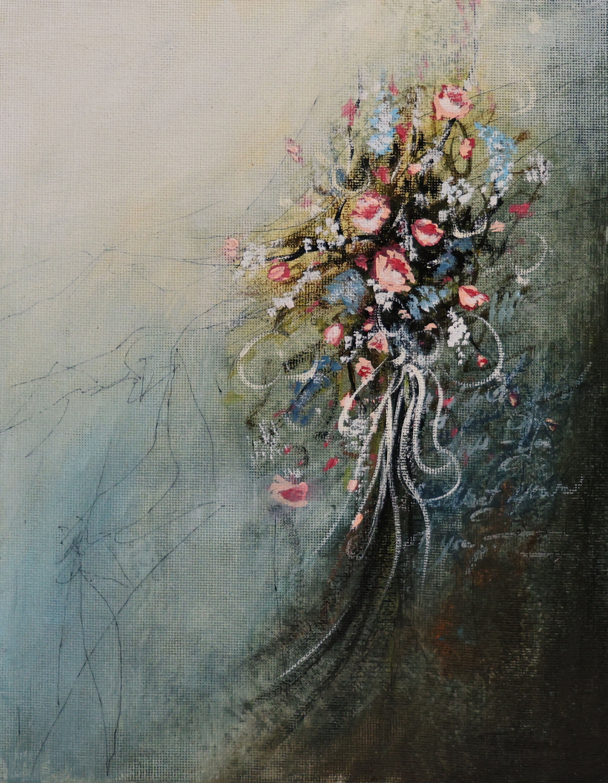 Floral Soft Blue