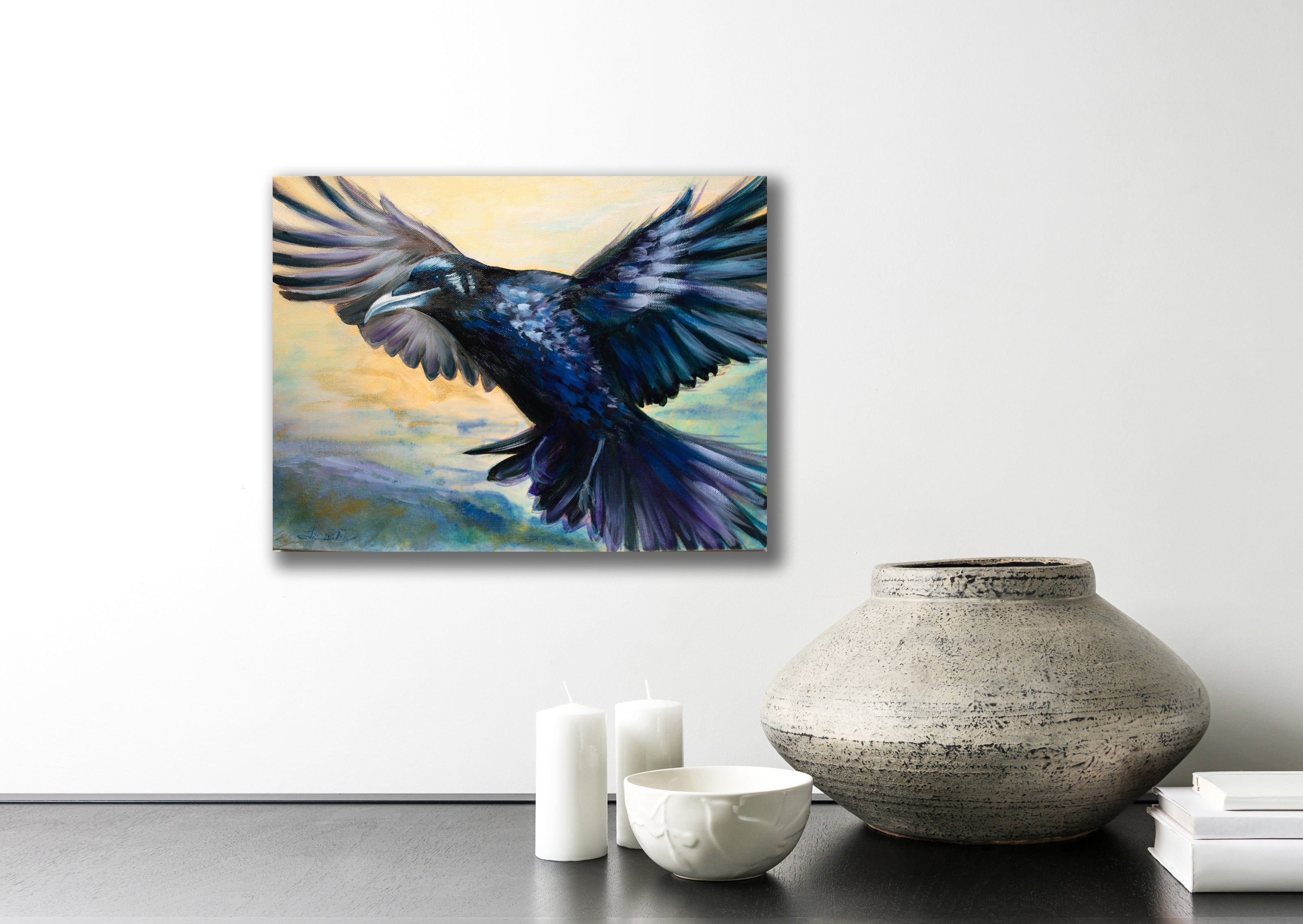 Sunset Crow