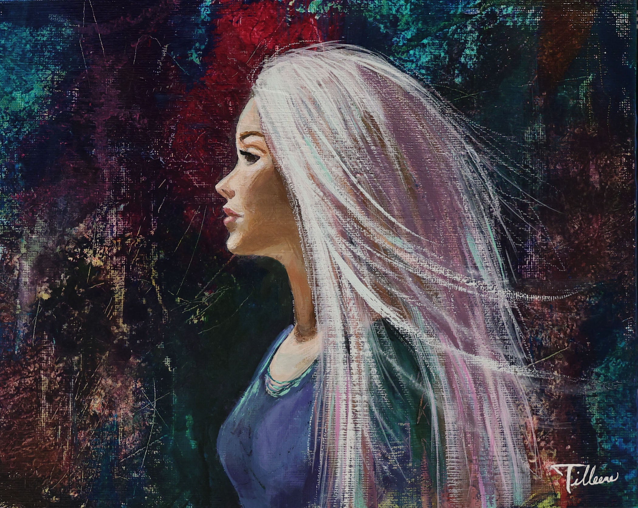 White Hair Girl