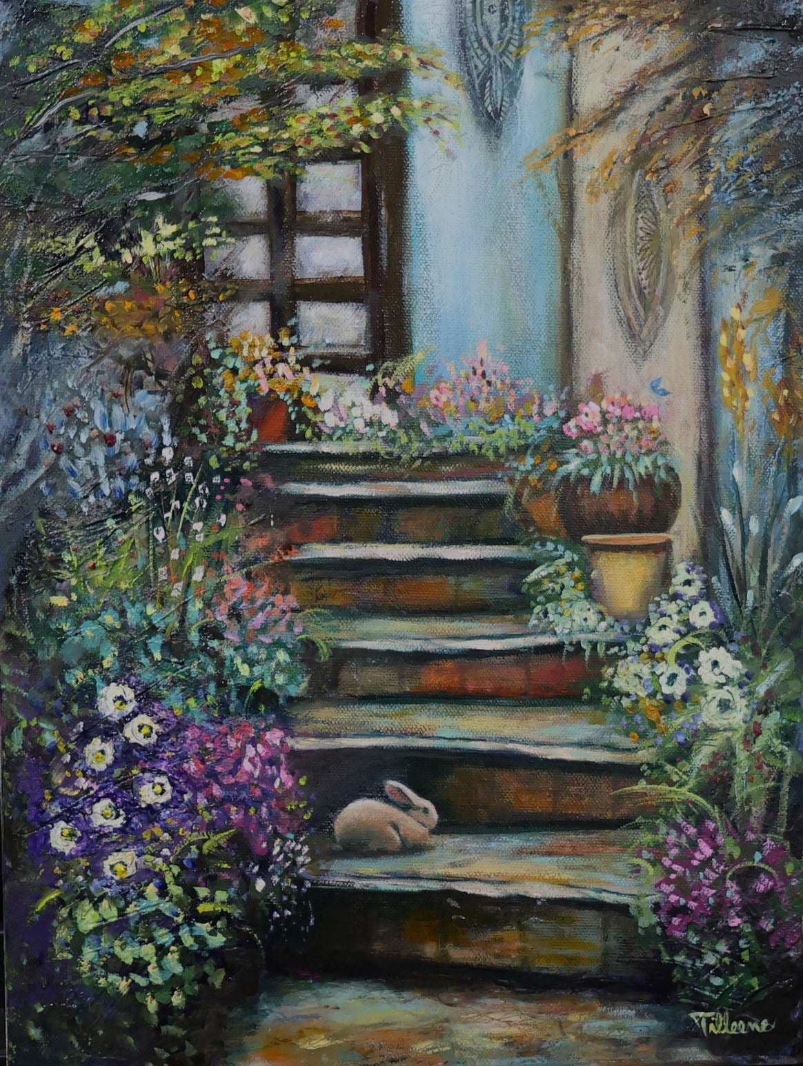 "Winslow's Safe Place" 12 x 16 oil