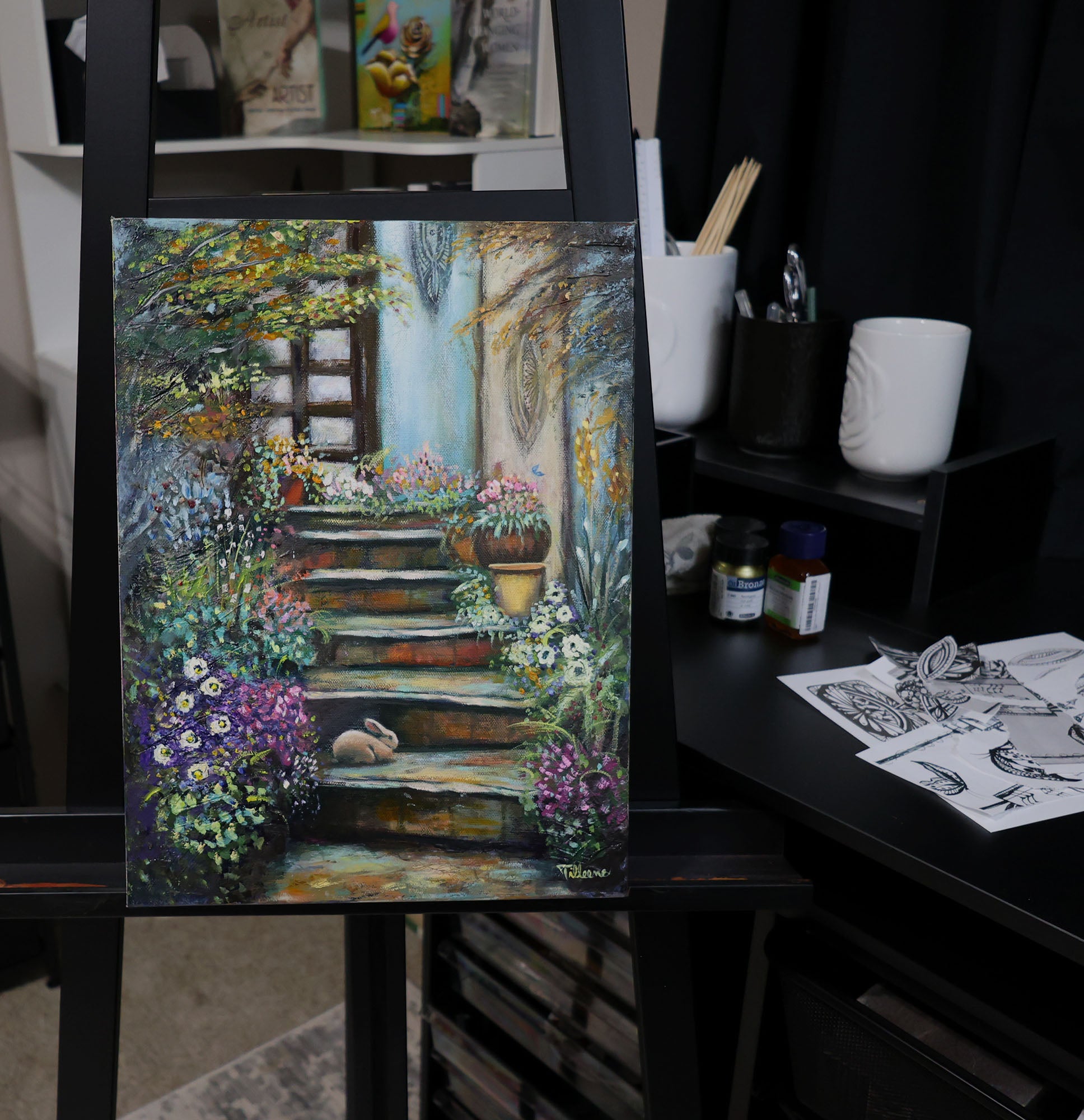 "Winslow's Safe Place" 12 x 16 oil